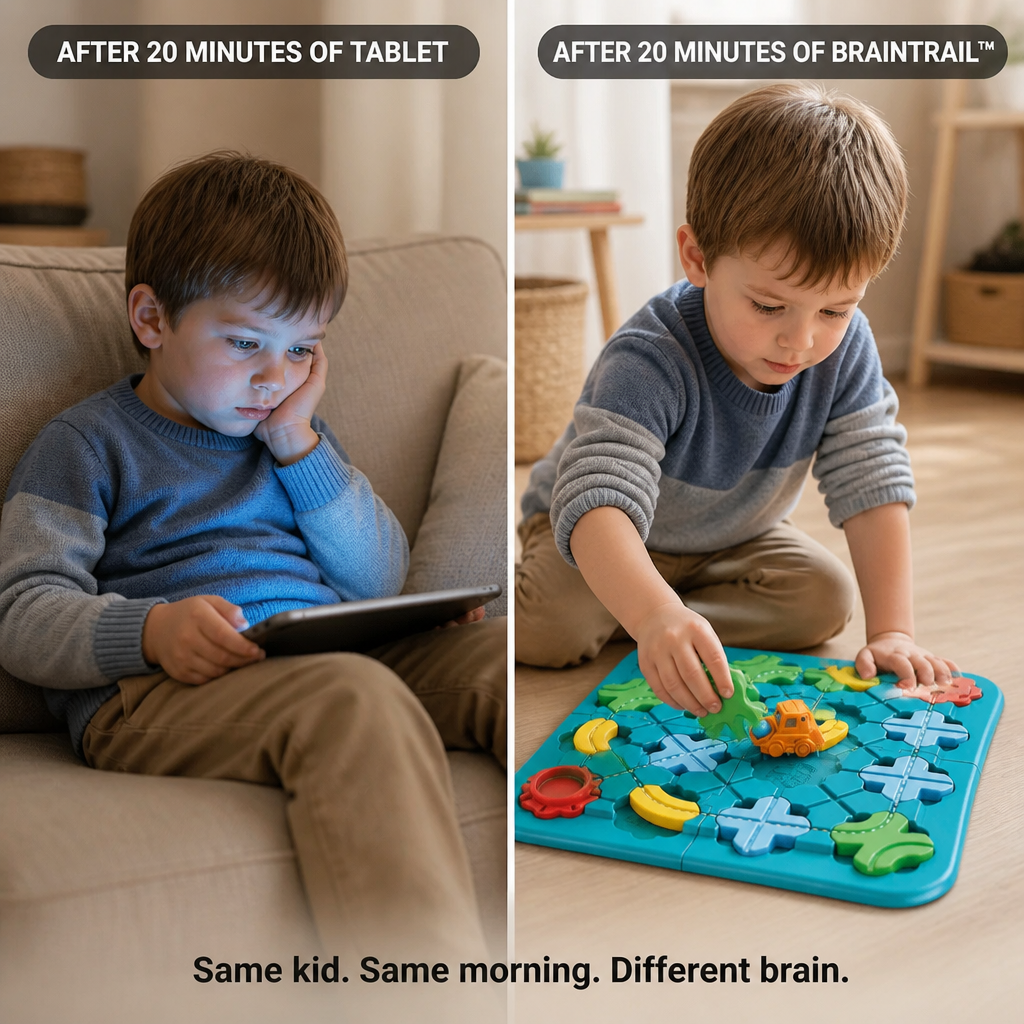 BrainTrail™ Maze — Construct The Path, Steer The Car, Exercise Little Minds