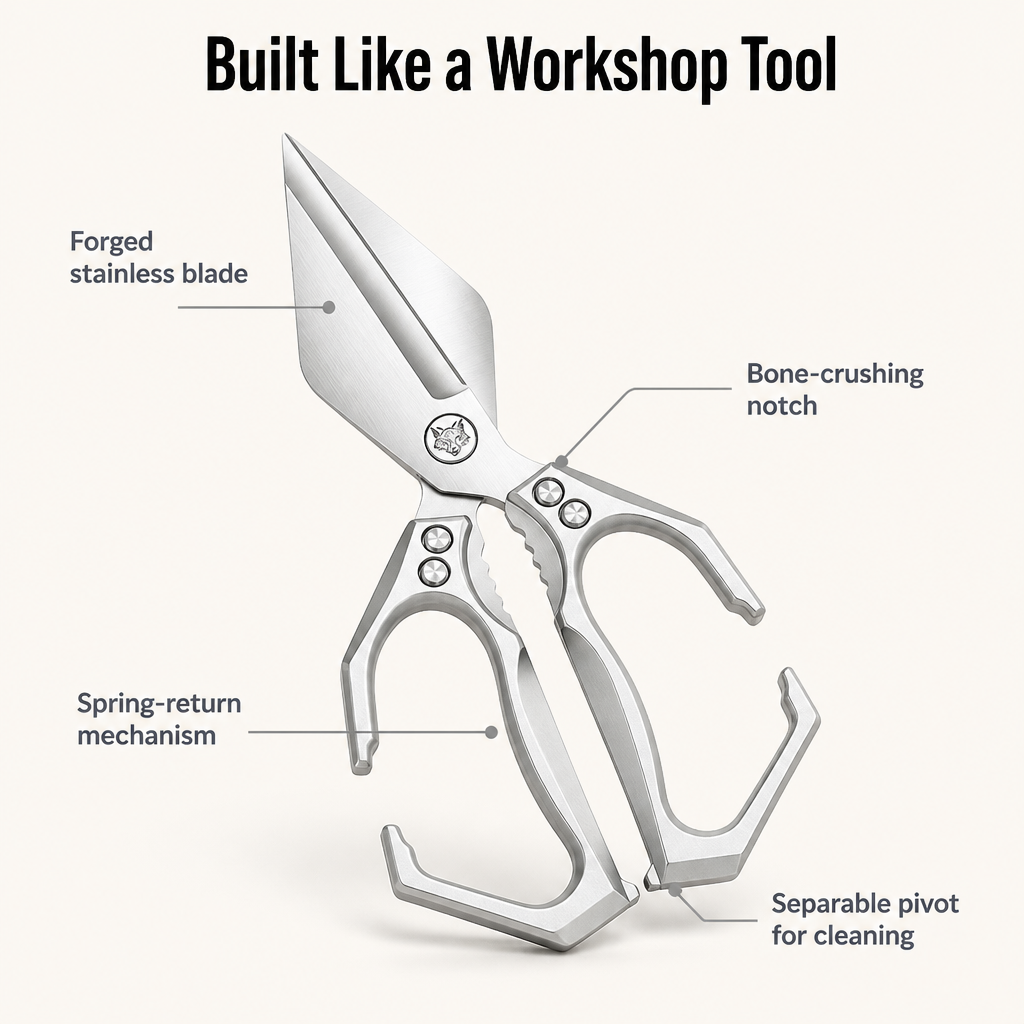 ChefClaw™ — Snap Shells, Crack Bones & Skip the Chef's Knife