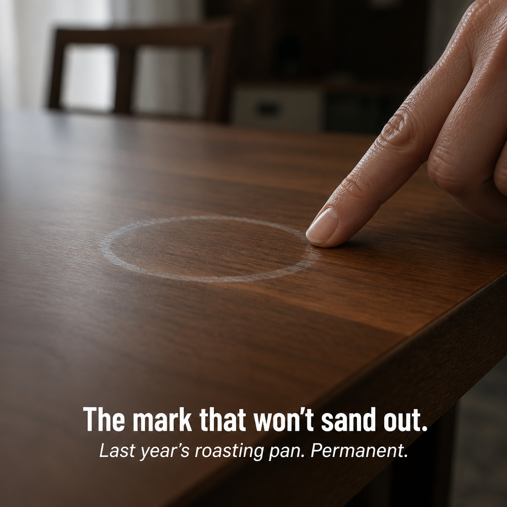 ArboraGuard™ — Protect Your Walnut Table from Heat Damage with a Handcrafted Tree Trivet