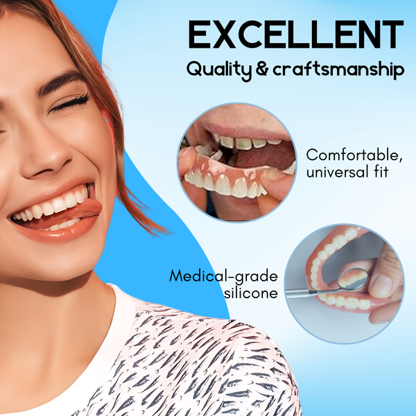 SilqSnap™ — Feel the Freedom of Dentures That Fit Like They Were Made for You