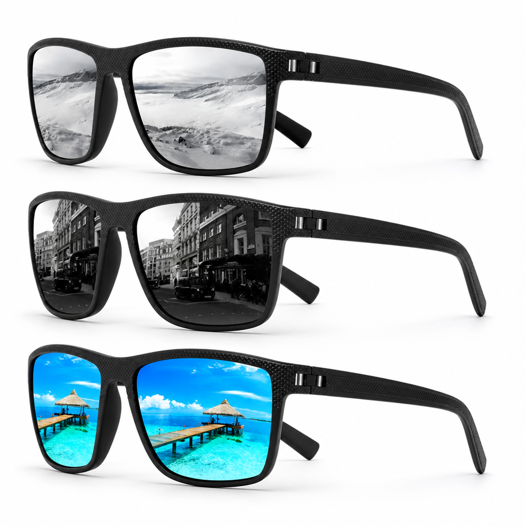 Polarized UV400 Sunglasses (Set of 3)