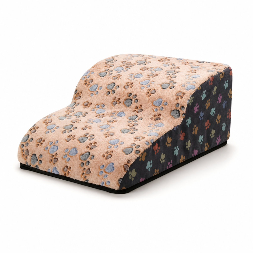 Non-Slip Plush Pet Stairs (2-5 Steps)