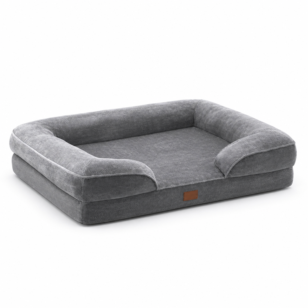 Orthopedic Plush Washable & Non-Slip Dog Bed