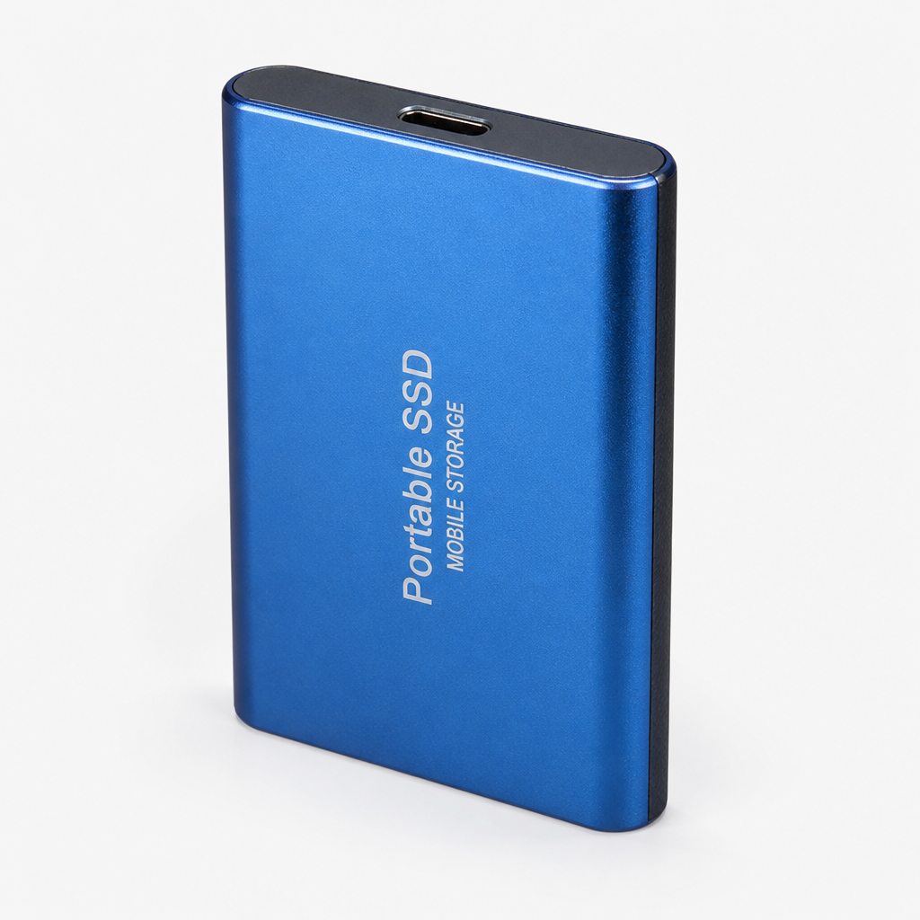 Aluminum Shockproof USB‑C External SSD (128GB)
