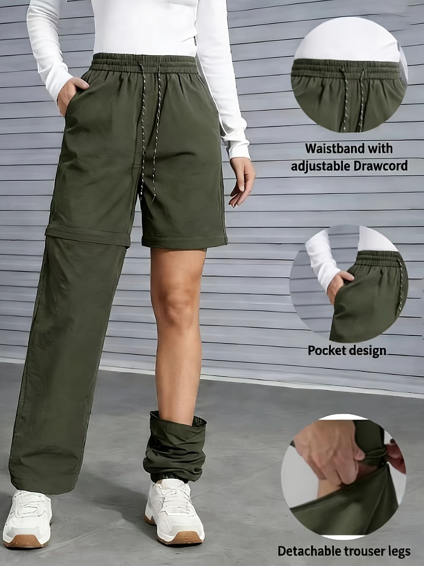 Convertible Outdoor Hiking Trousers for Adventure Activities