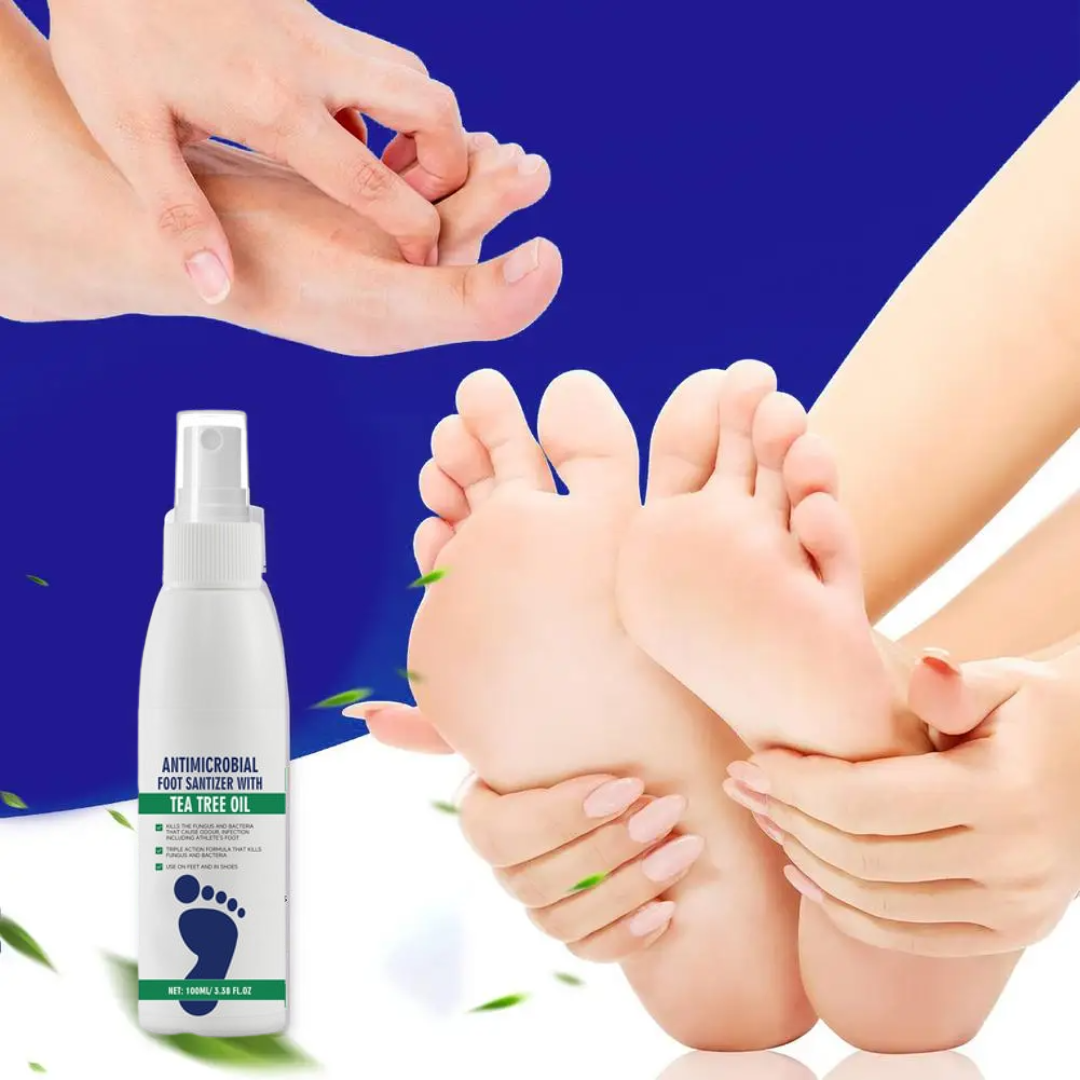 Tea Tree Oil Foot Spray with Antimicrobial Properties