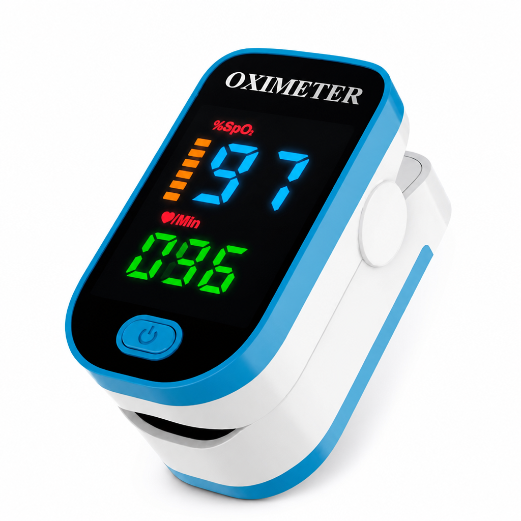 Non-Invasive LED Finger Pulse Oximeter
