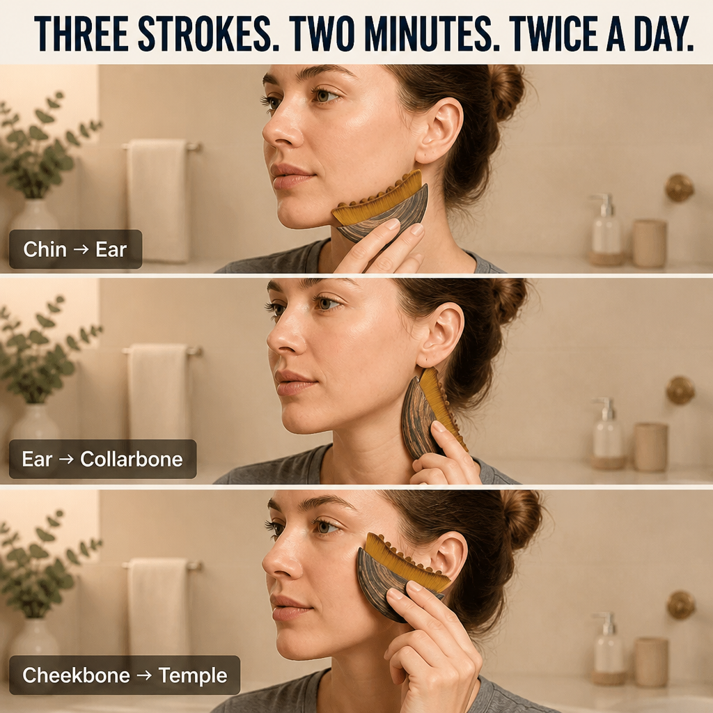 ContourEase™ — Eliminate Morning Puffiness And Define Your Jawline In 2 Minutes
