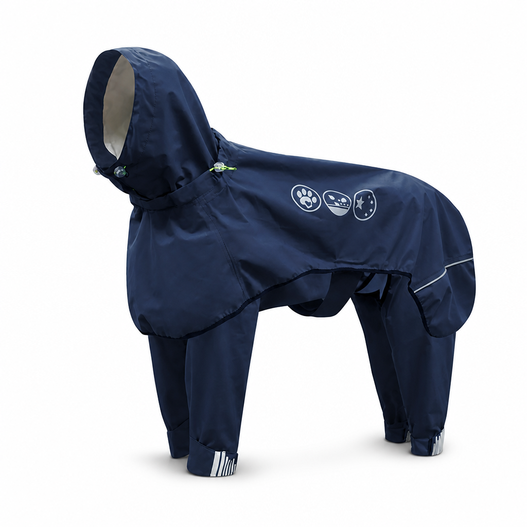 Waterproof Reflective Dog Raincoat (Four-Leg Full Coverage)