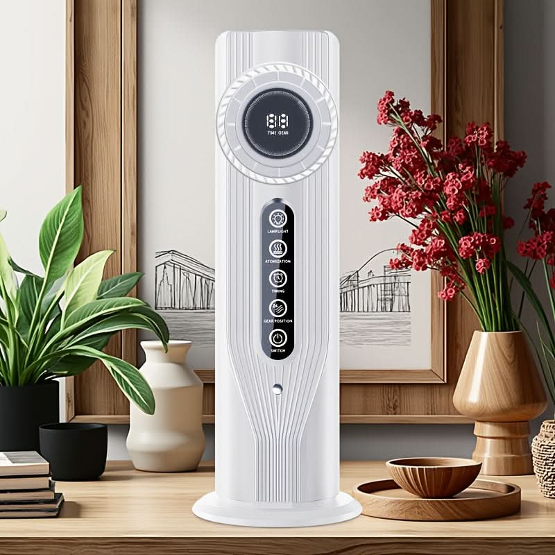 Portable USB Fan with Humidifier – 6-Speed Quiet Air Cooler for Desk