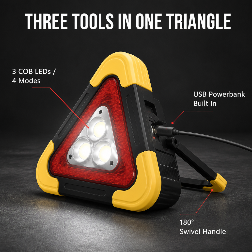 BlazeGuard™ — Bright, Flood Ready & Conquer Every Roadside Crisis