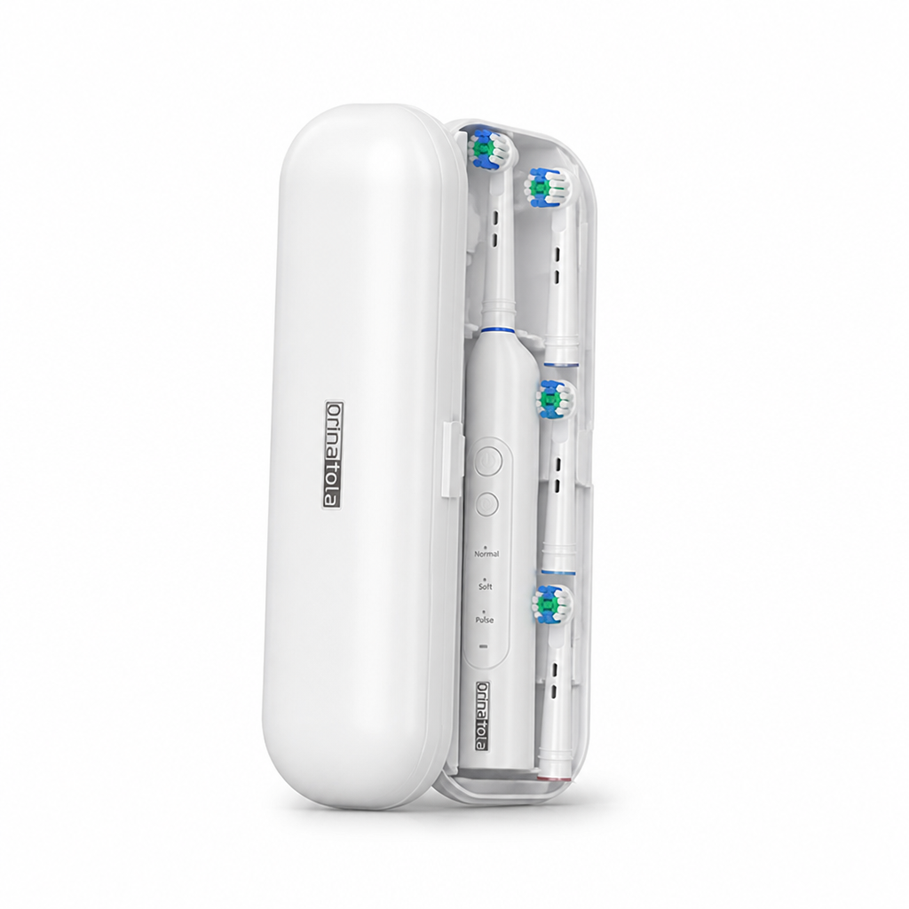 Multi-Mode Electric Toothbrush with USB-C Charging – Interchangeable Brush Heads