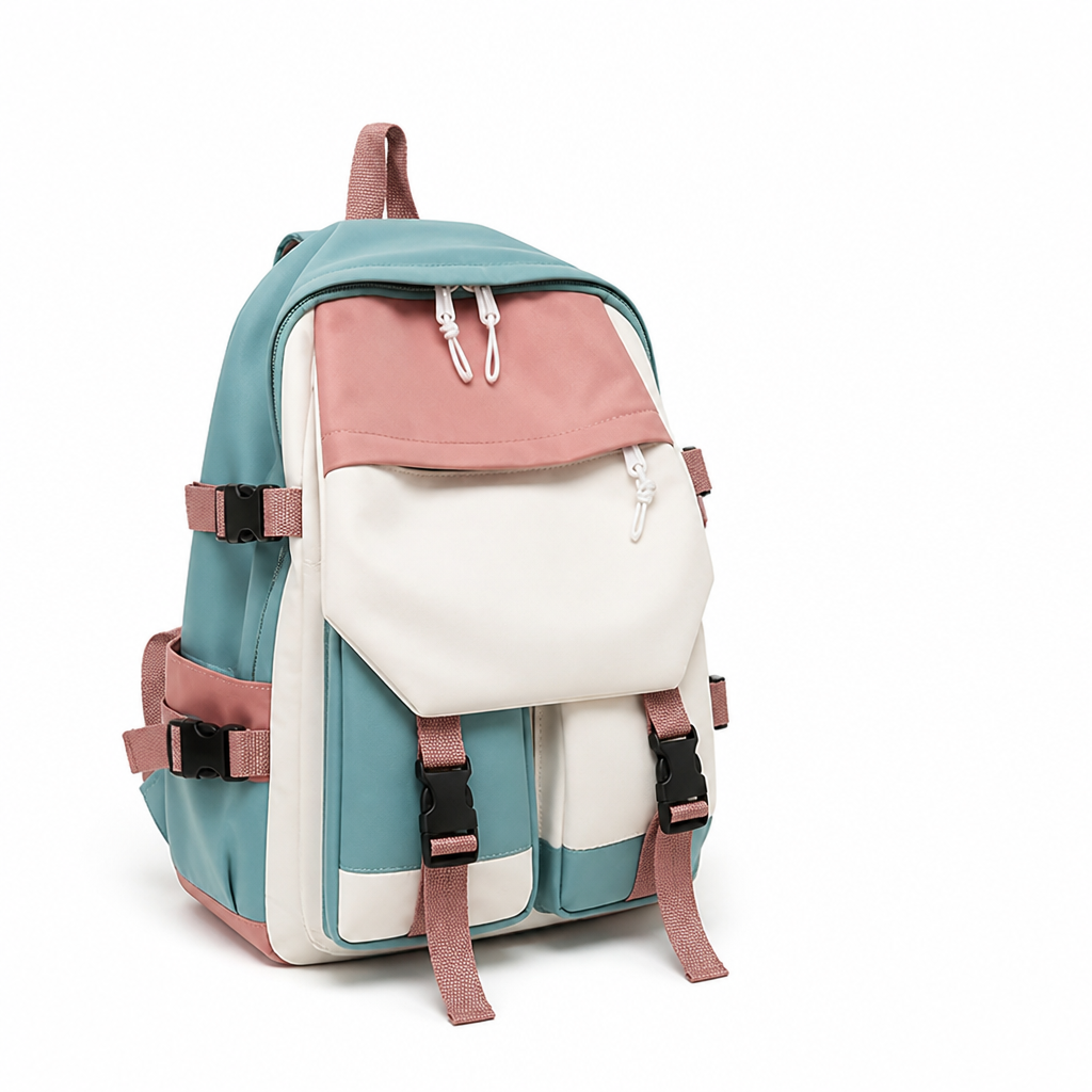 Lightweight Large-Capacity Korean-Style Backpack (Pencil Bag & Handbag Option)