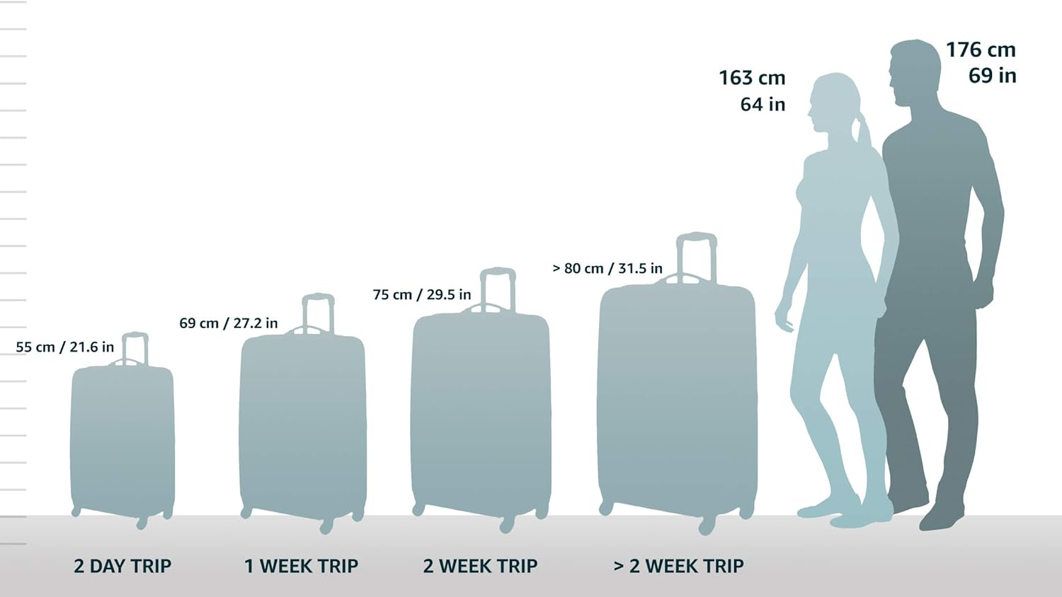 Expandable Hard Shell Carry-On Luggage with 4 Spinning Wheels