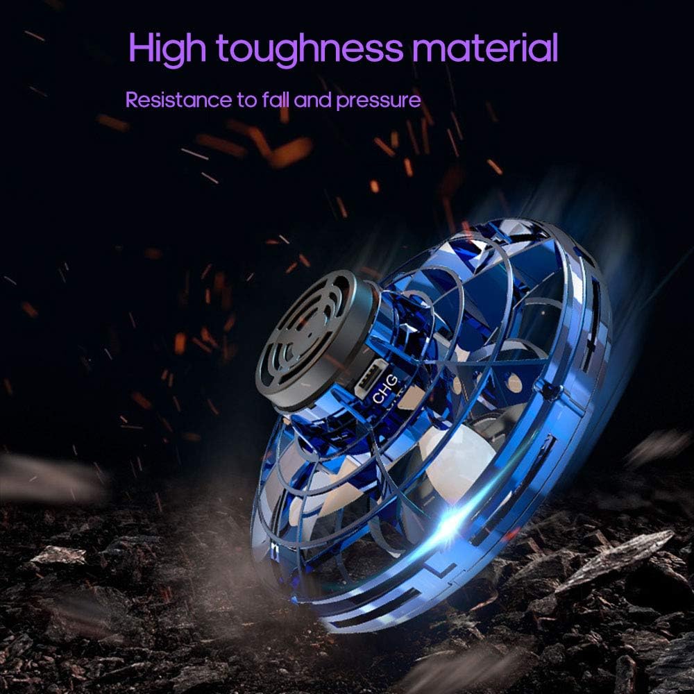 LED Light Display Gyroscope Spinner with Hand Gesture Control