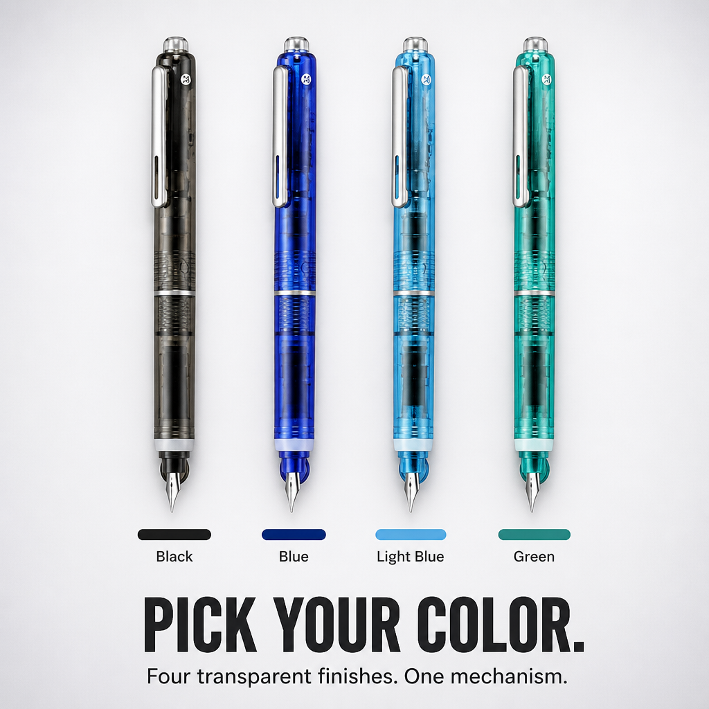 SwiftScript™ — Enjoy Fountain-Pen Smoothness Without the Cap-Off Fuss