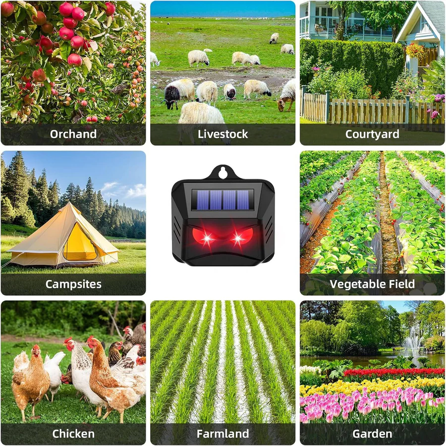 Ultrasonic Solar Pest Repeller