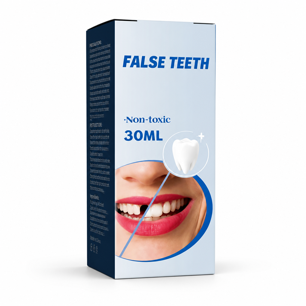 Adjustable Reusable Comfort-Fit False Teeth