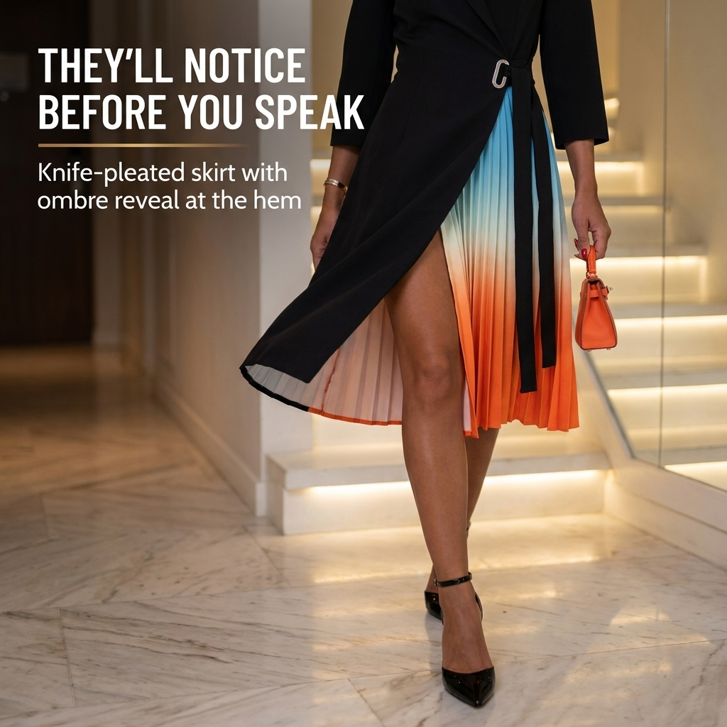 RadianceWave™ — One Dress Worn From Boardroom Meeting to Rooftop Dinner
