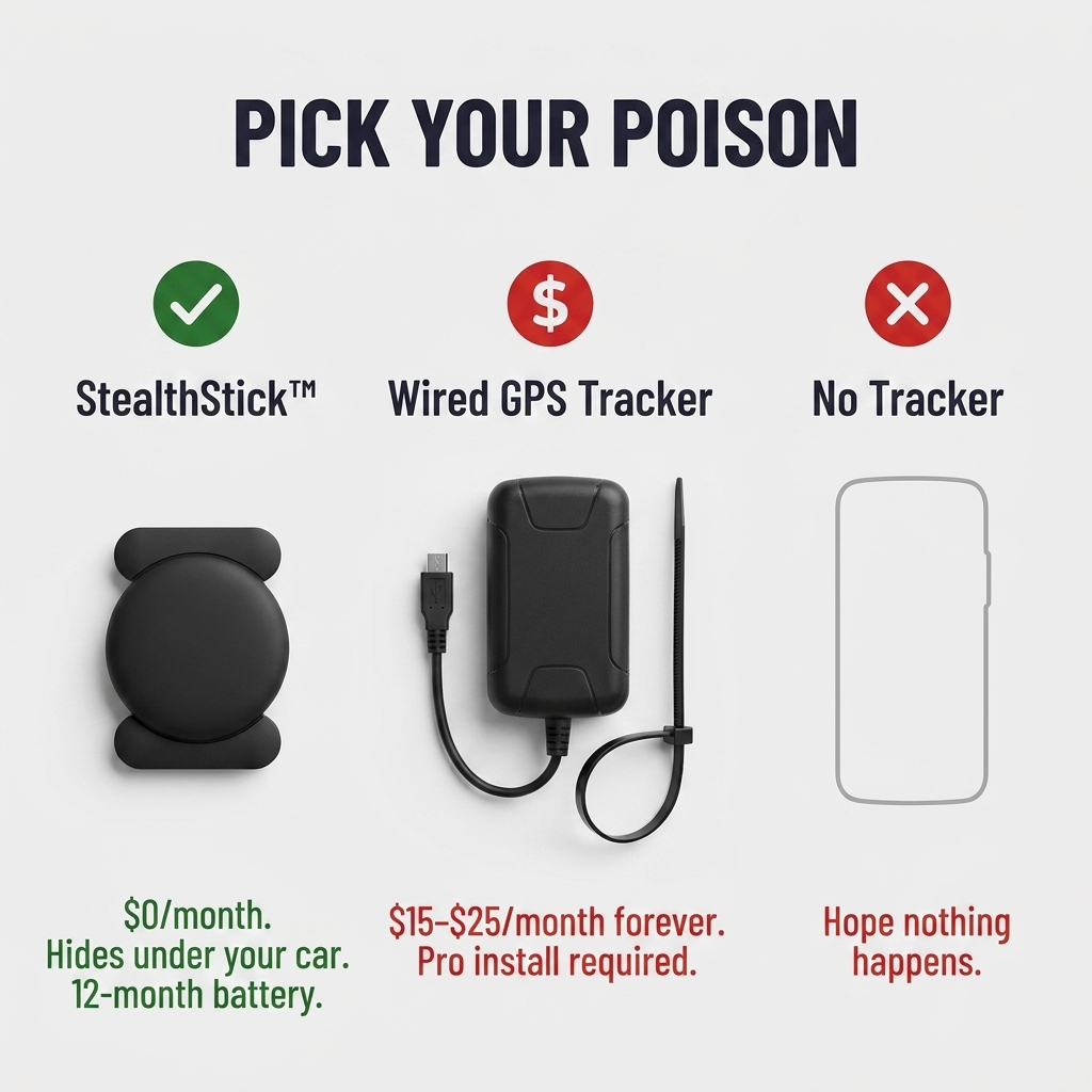 StealthStick™ — Conceal It Beneath Your Car, Track It From Anywhere
