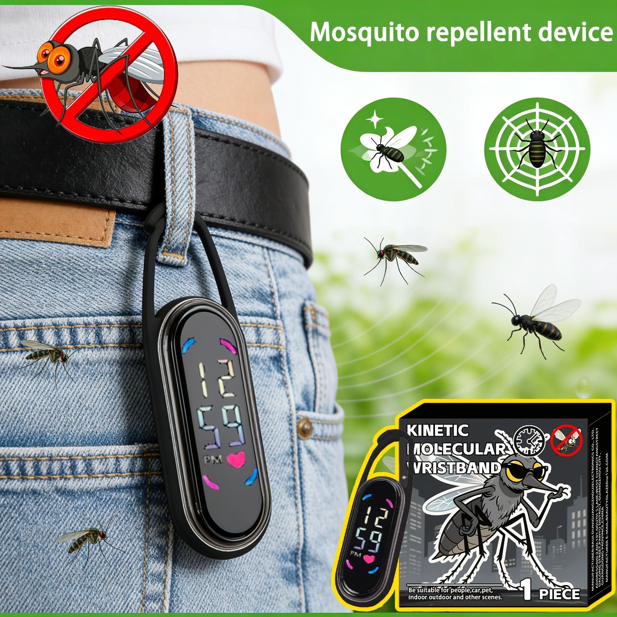 Lightweight Mosquito Repellent Bracelet with Sturdy Construction