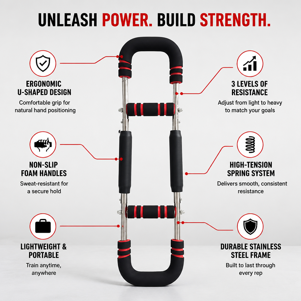 VigorPulse™ — Unleash Powerful Arms and a Sculpted Core, Anytime, Anywhere