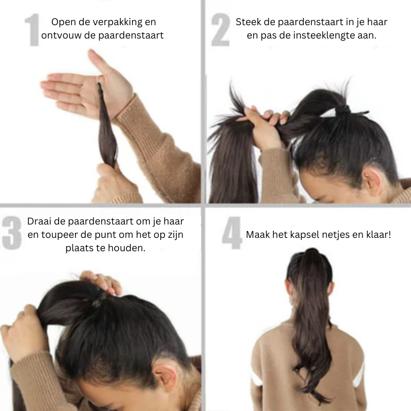 Twist Hair Tool for Instant Volume and Hold - Elevate Your Ponytail