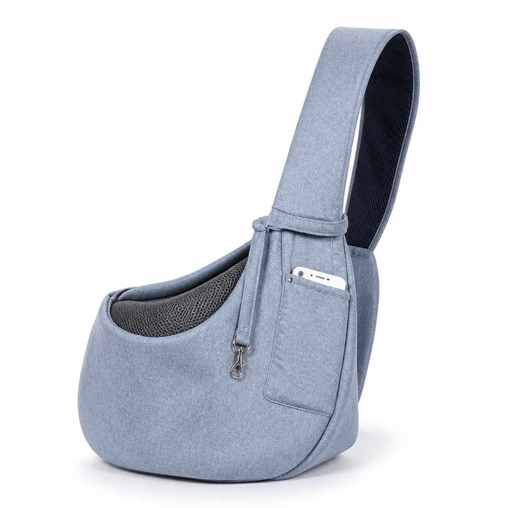 Ventilated Mesh & Padded Dog Sling Carrier
