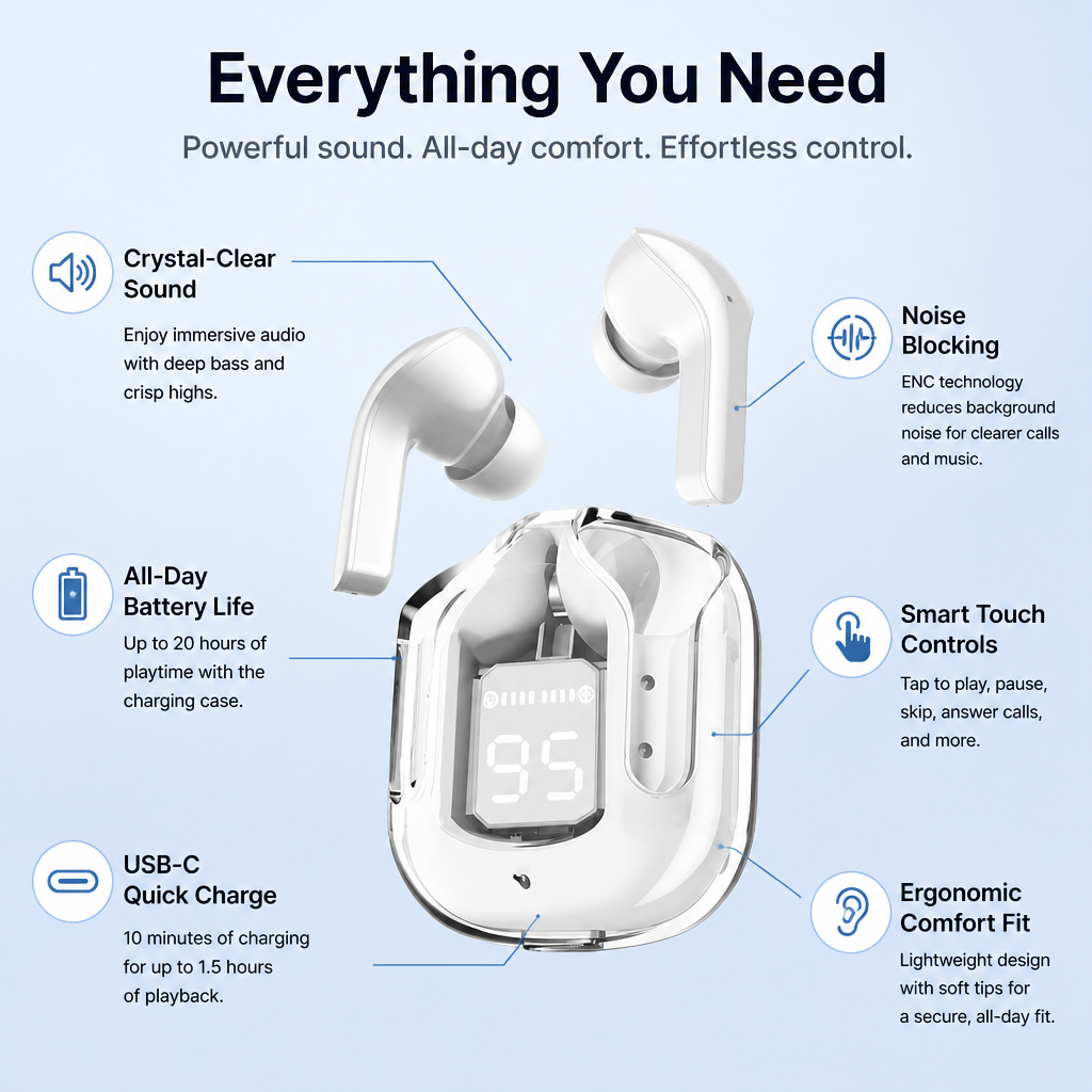 VystaTune™ — Lose Yourself in Crystal-Clear Sound and Unmatched Comfort All Day Long