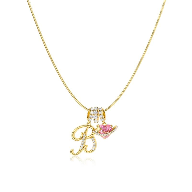LuminaCharm™ 3-Layer Initial Pendant Necklace — Carry Your Unique Story with Effortless Glam and Confidence
