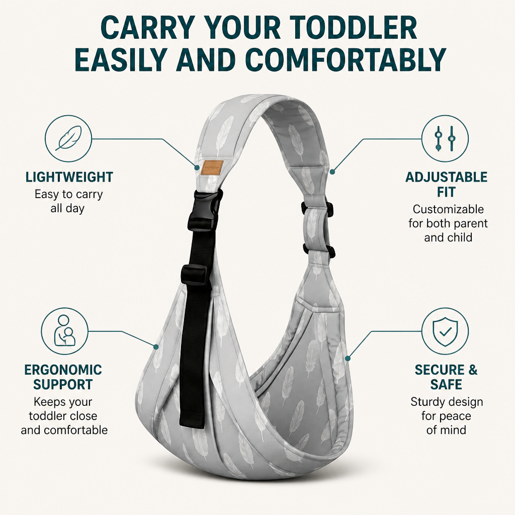 VestaEase™ — Carry Your Toddler Comfortably, Freedom in Every Step