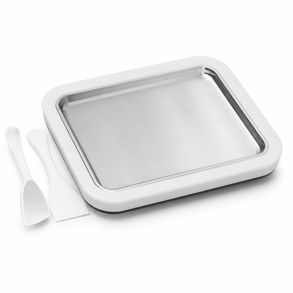 Manual Stainless Steel Mini Ice Cream Roll Maker