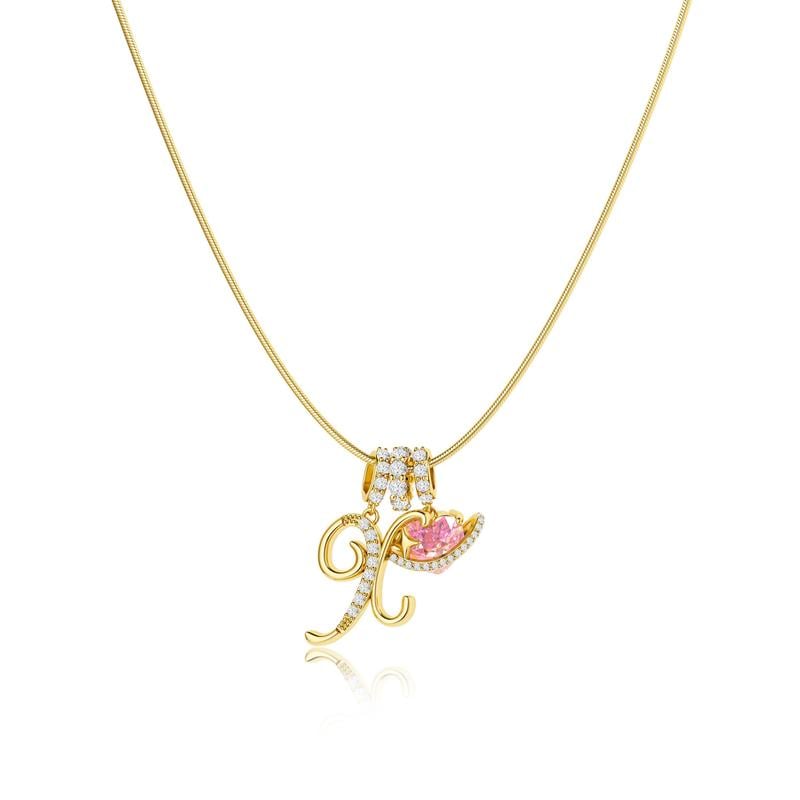 LuminaCharm™ 3-Layer Initial Pendant Necklace — Carry Your Unique Story with Effortless Glam and Confidence