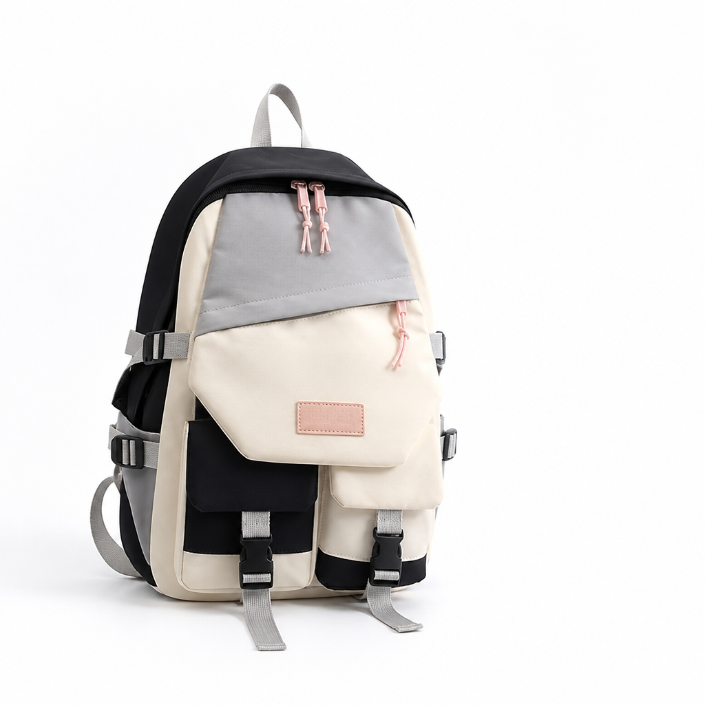 Lightweight Large-Capacity Korean-Style Backpack (Pencil Bag & Handbag Option)