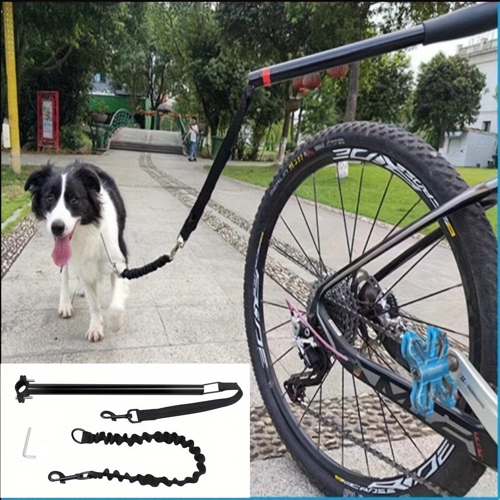 Shock Absorbing Dog Leash for Biking