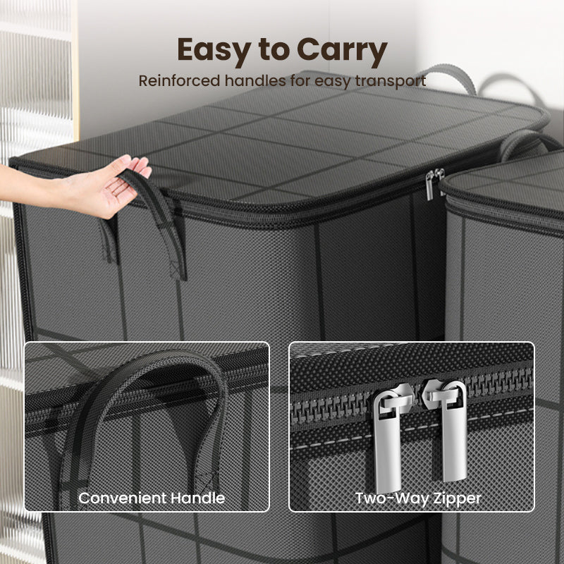 Zippered Storage Bag with Carry Handles