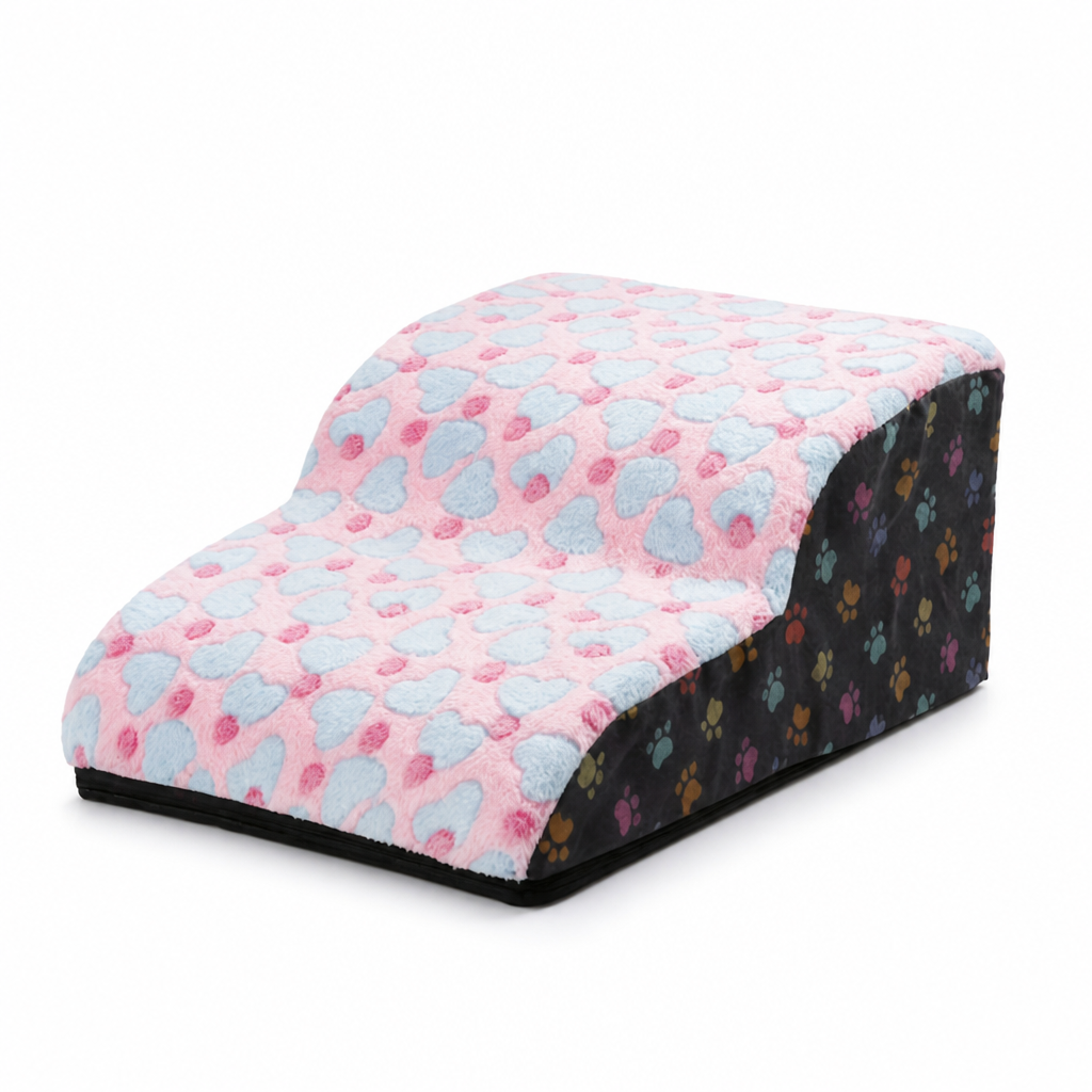 Non-Slip Plush Pet Stairs (2-5 Steps)