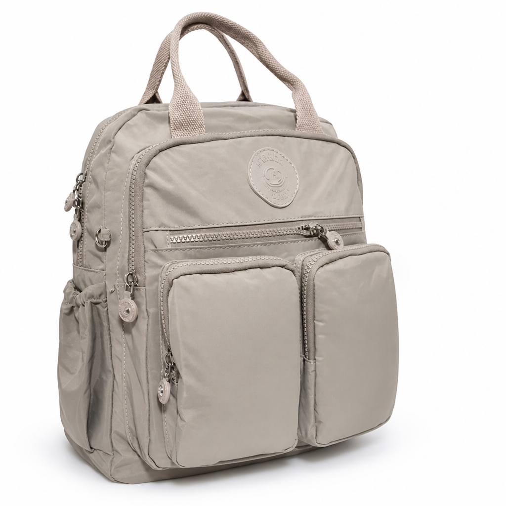 Water-Repellent Multi-Compartment Backpack (Padded Straps)