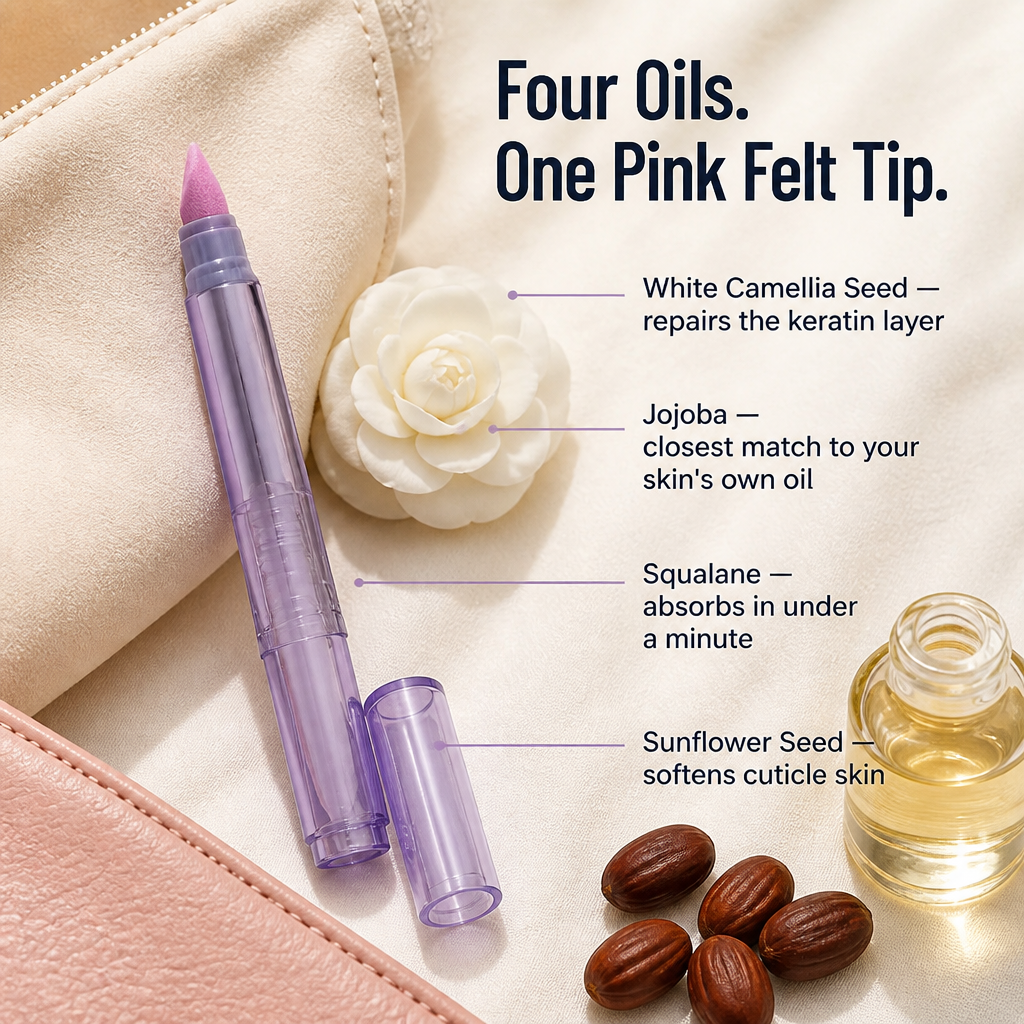 VitaNail™ — Restore Post-Gel Nails With This 3-in-1 Oil Buffer Pen
