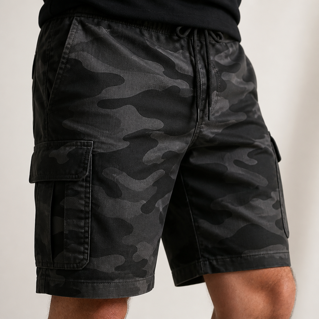 DefiantEdge™ Tactical Cargo Shorts — Conquer Every Move with Rugged Comfort and Smart Storage