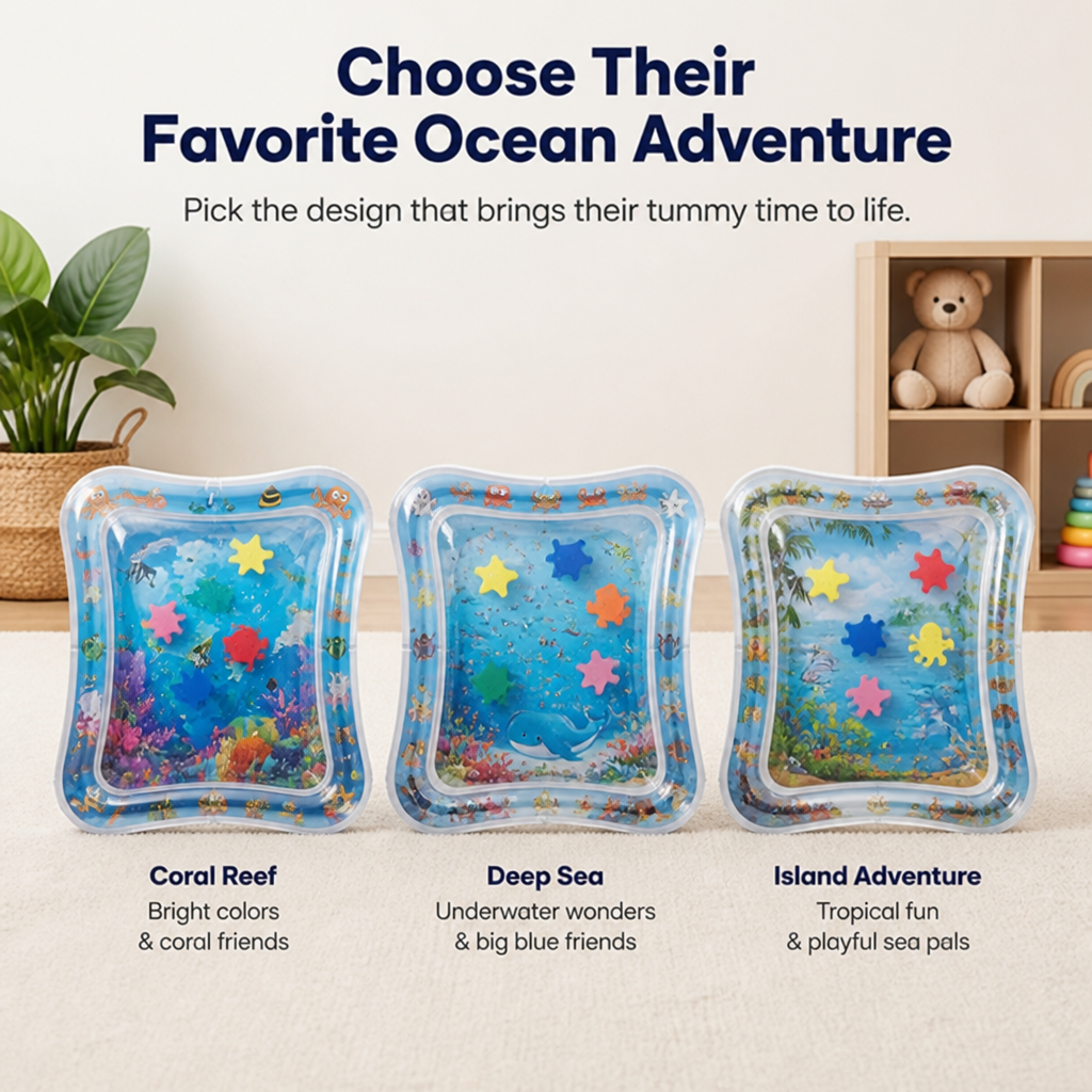 MarinaSplash™ — Ignite Curiosity and Build Strength with Every Joyful Tummy Time Moment