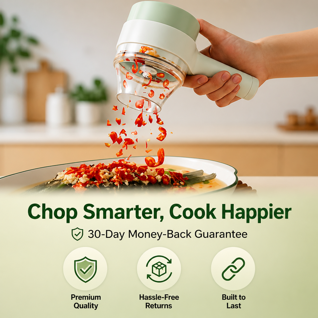 SliceStream™ — Cut Prep Time, Clear Counter Clutter, and Cook with Joy Every Day