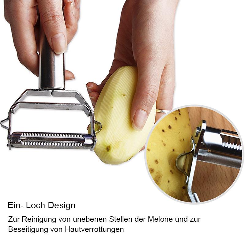 Versatile Vegetable Peeler in Stainless Steel