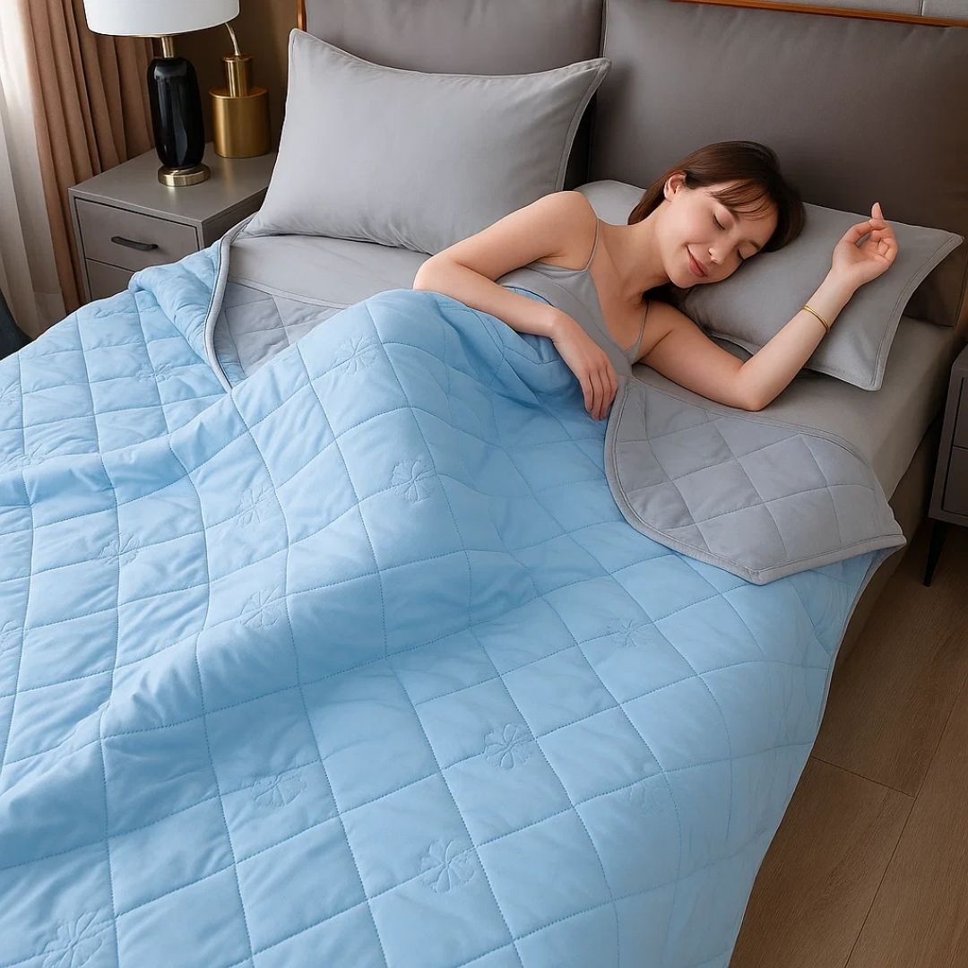 Silk Fiber Cooling Blanket – Regulates Temperature