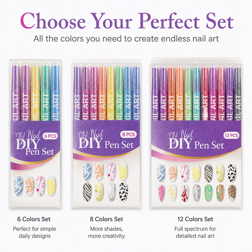 VividAura™ — Unleash Bold, Flawless Nail Art That Lasts and Cares
