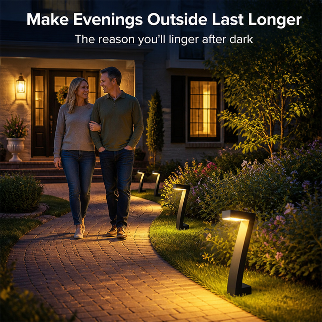LuminaPath™ — Transform Your Outdoors with Effortless, All-Night Warmth and Safety