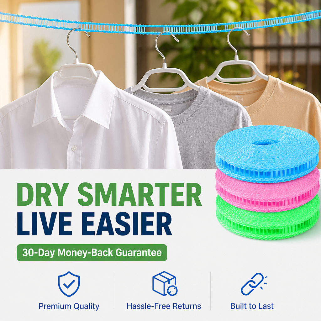 BreezeLock™ — Stop Slips and Dry Clothes Faster, No Matter the Weather