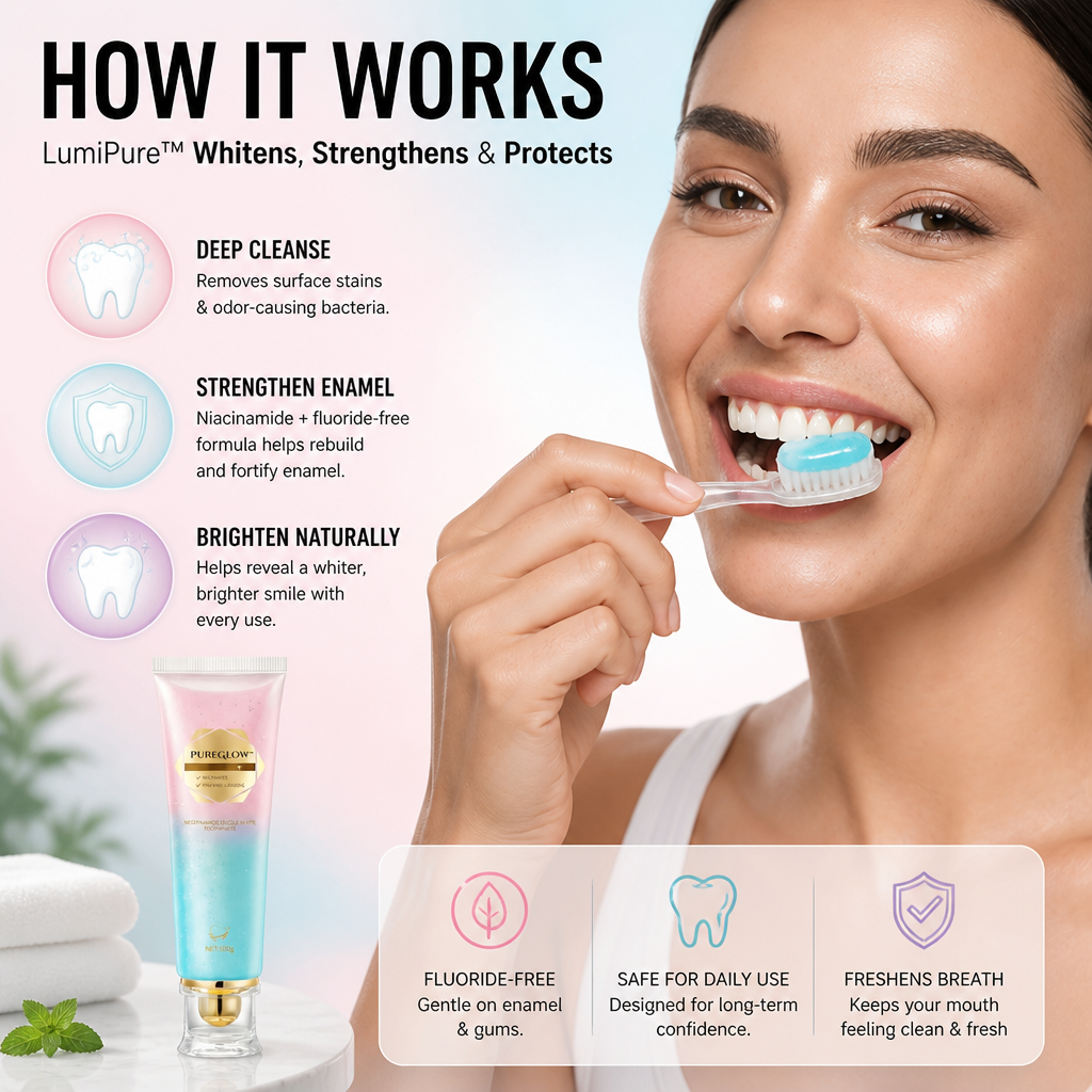 LumiPure™ — Lift Coffee, Tea & Smoke Stains While Rebuilding Sensitive-Tooth Enamel