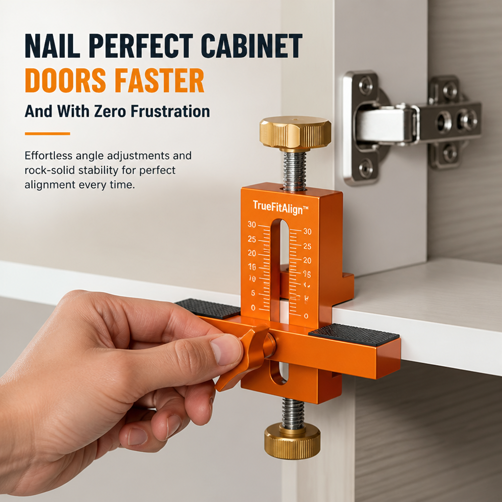TrueFitAlign™ — Nail Perfect Cabinet Doors Faster and With Zero Frustration