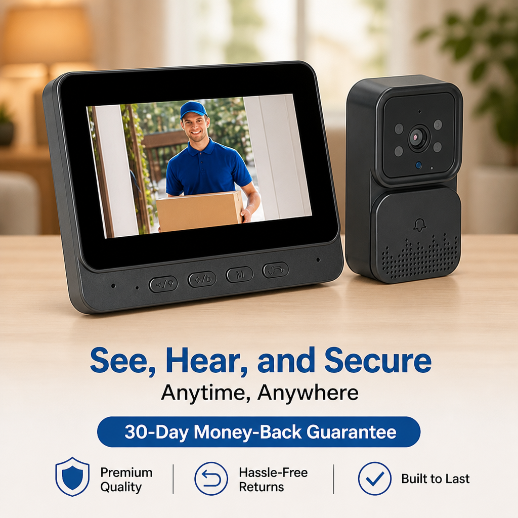 SecureSight™ — Take Instant Control with Sharp, Night-Ready Front Door Security